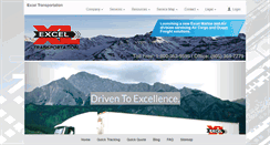 Desktop Screenshot of exceltransportation.com